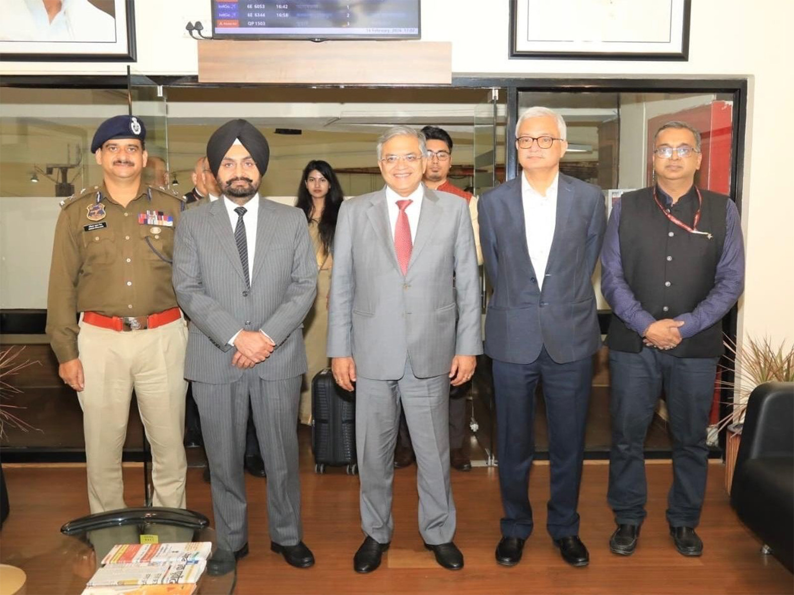 CEC Gyanesh Kumar with ECs (Photo/ANI)