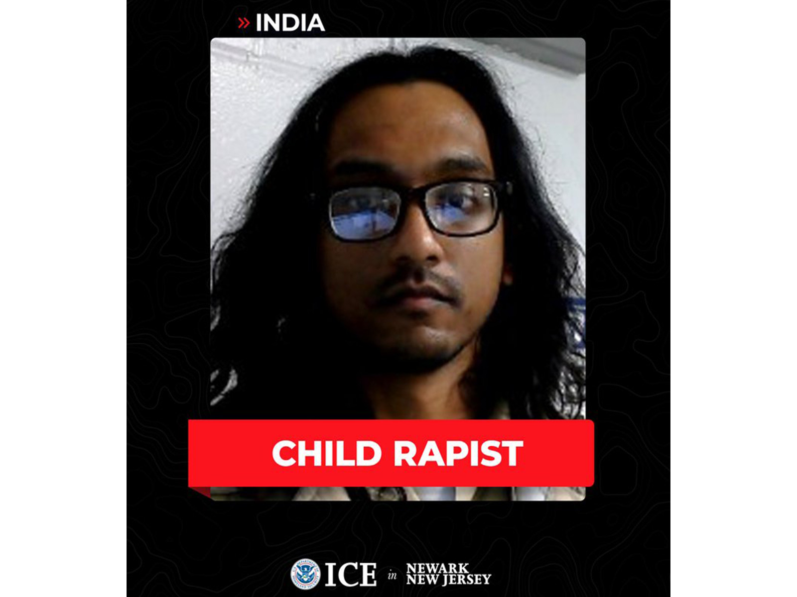 Vodela Yashaswi Kottapalli in ICE custody (Photo/X@ICEgov)