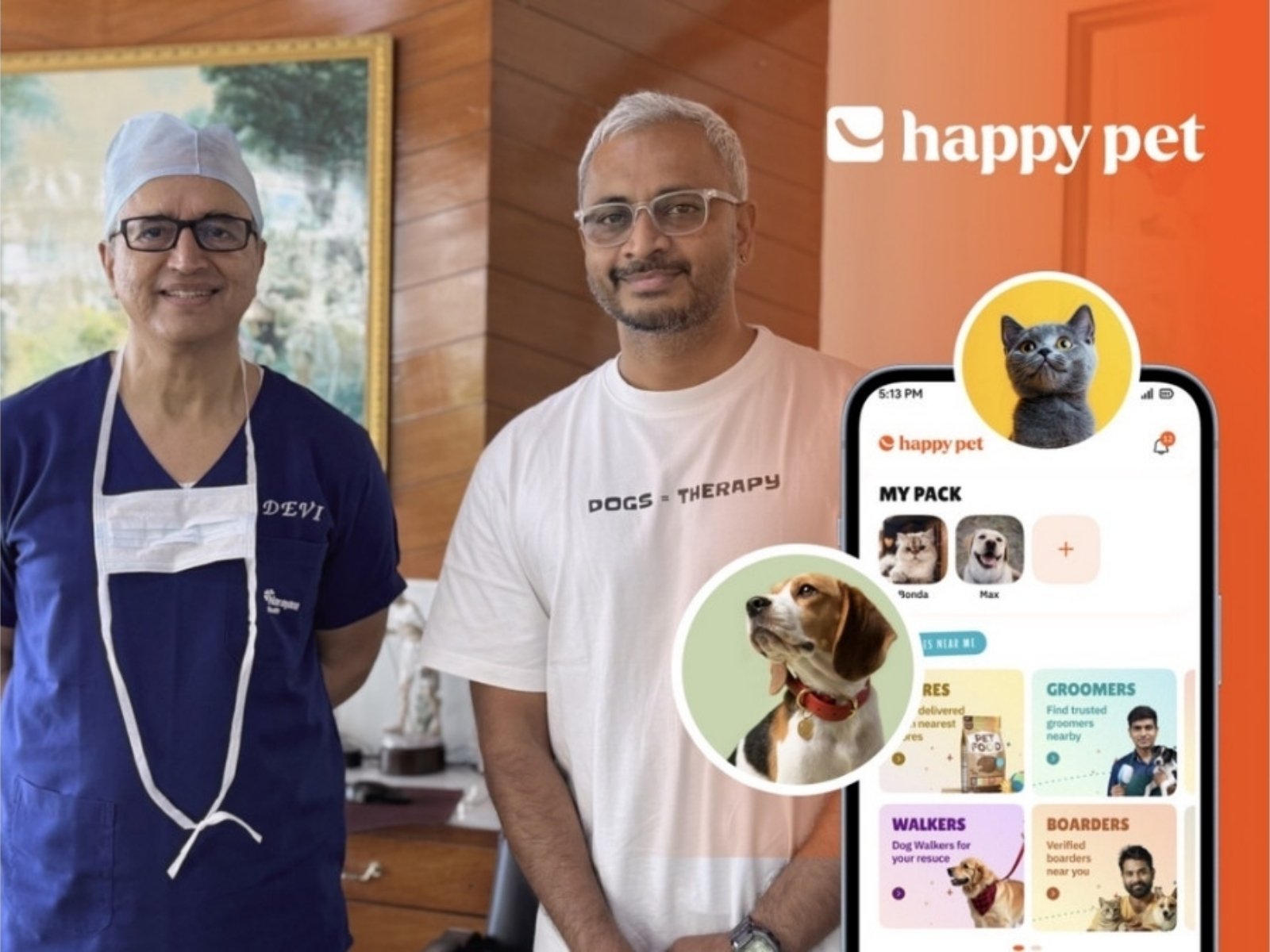 Happy Pet, India’s First Pet Tech Company, Secures Strategic Funding from Dr. Devi Shetty