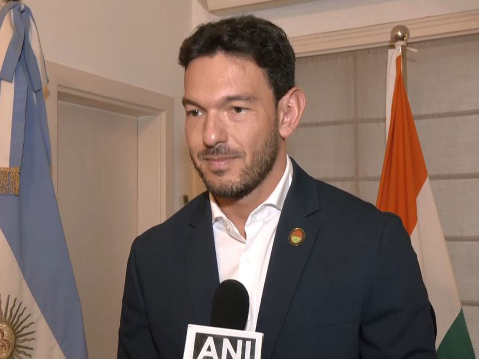 Emanuel Gainza, the Secretary of Modernisation, Science, Technology, and Innovation, Province of Entre Ríos, Argentina (Photo/ANI)