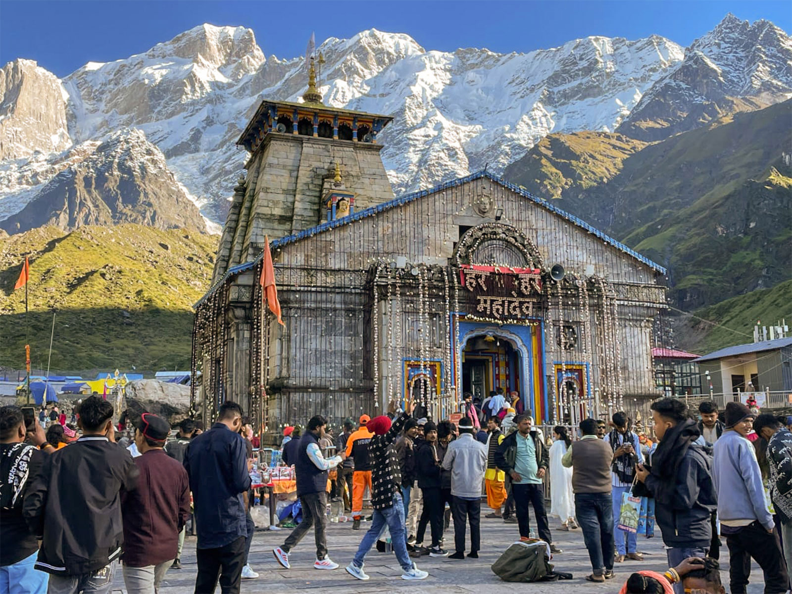 Visual of Kedarnath Temple (photo/ANI)