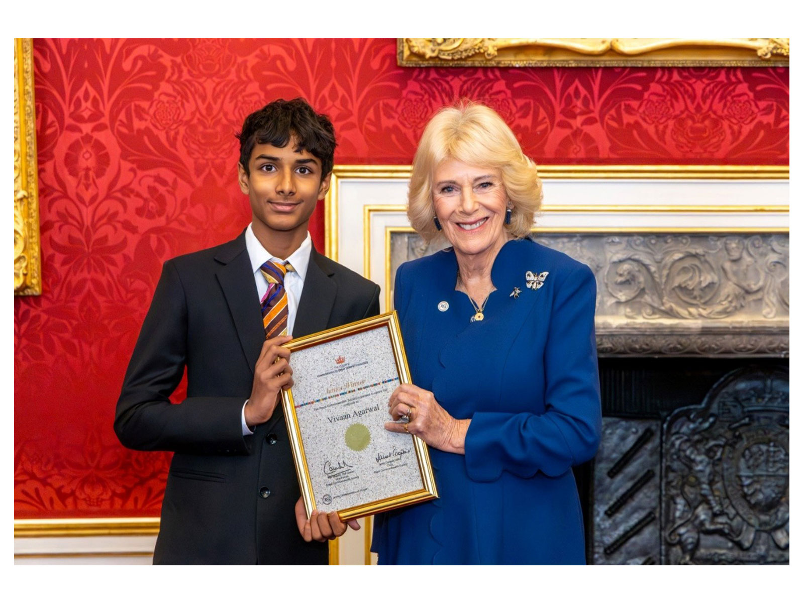 Vivaan Agarwal Named Junior Winner of The Queen’s Commonwealth Essay Competition 2025