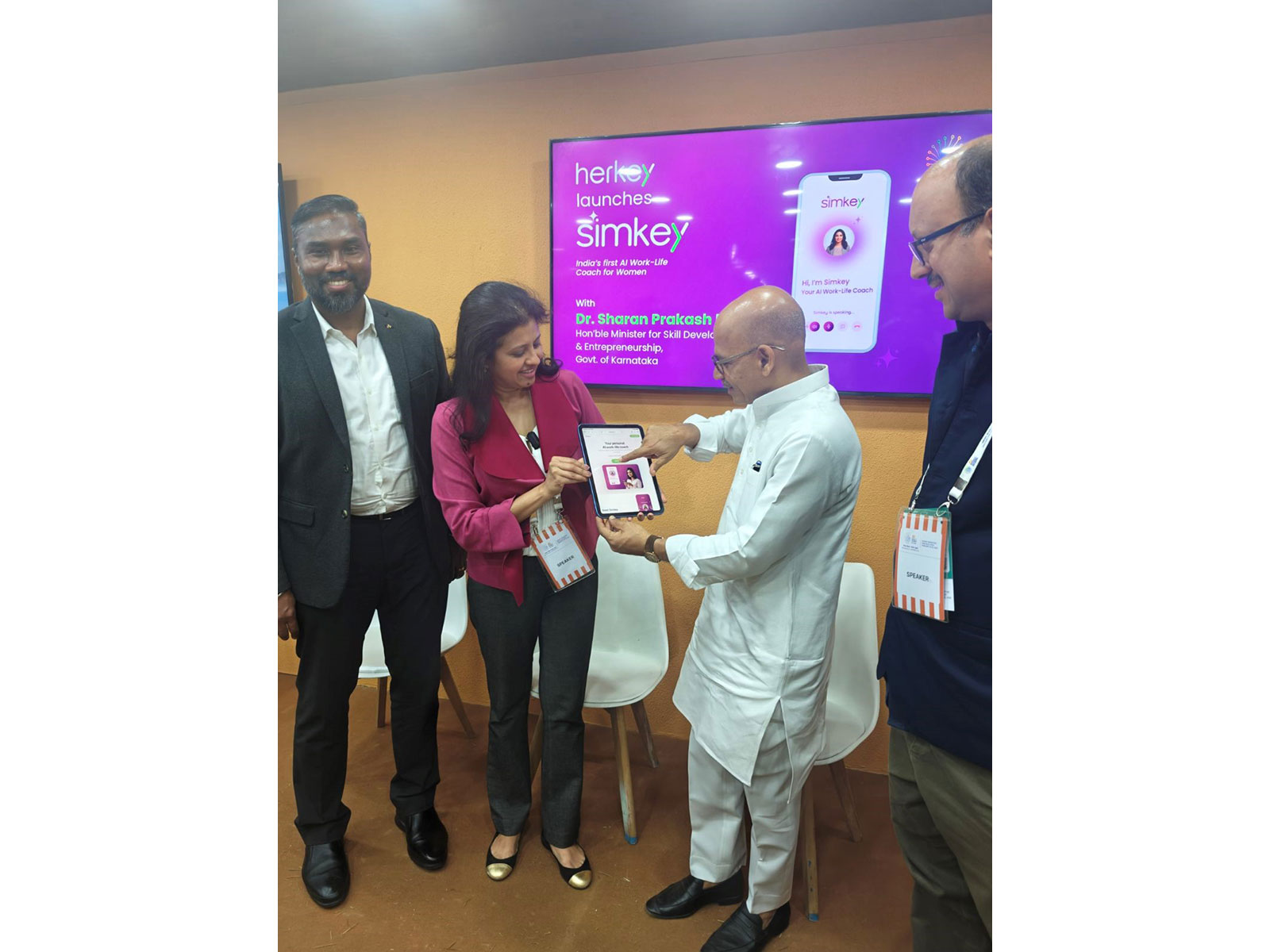 HerKey Launches Simkey, India’s First AI Work-Life Coach for Women, at India AI Impact Summit 2026