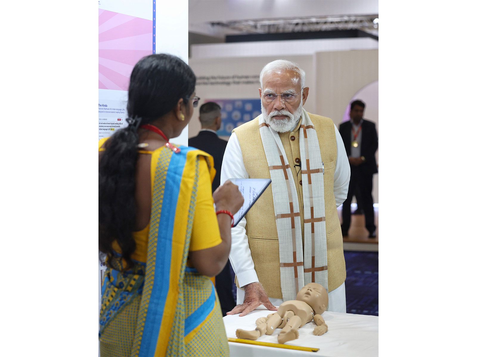 Prime Minister Narendra Modi at AI-India Impact Expo (Photo/ANI)