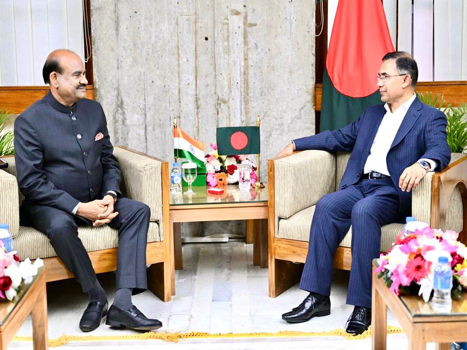 Lok Sabha Speaker Om Birla with newly elected Prime Minister of Bangladesh, Tarique Rahman (Photo/X@ombirlakota) Lok Sabha Speaker Om Birla with newly elected Prime Minister of Bangladesh, Tarique Rahman (Photo/X@ombirlakota)