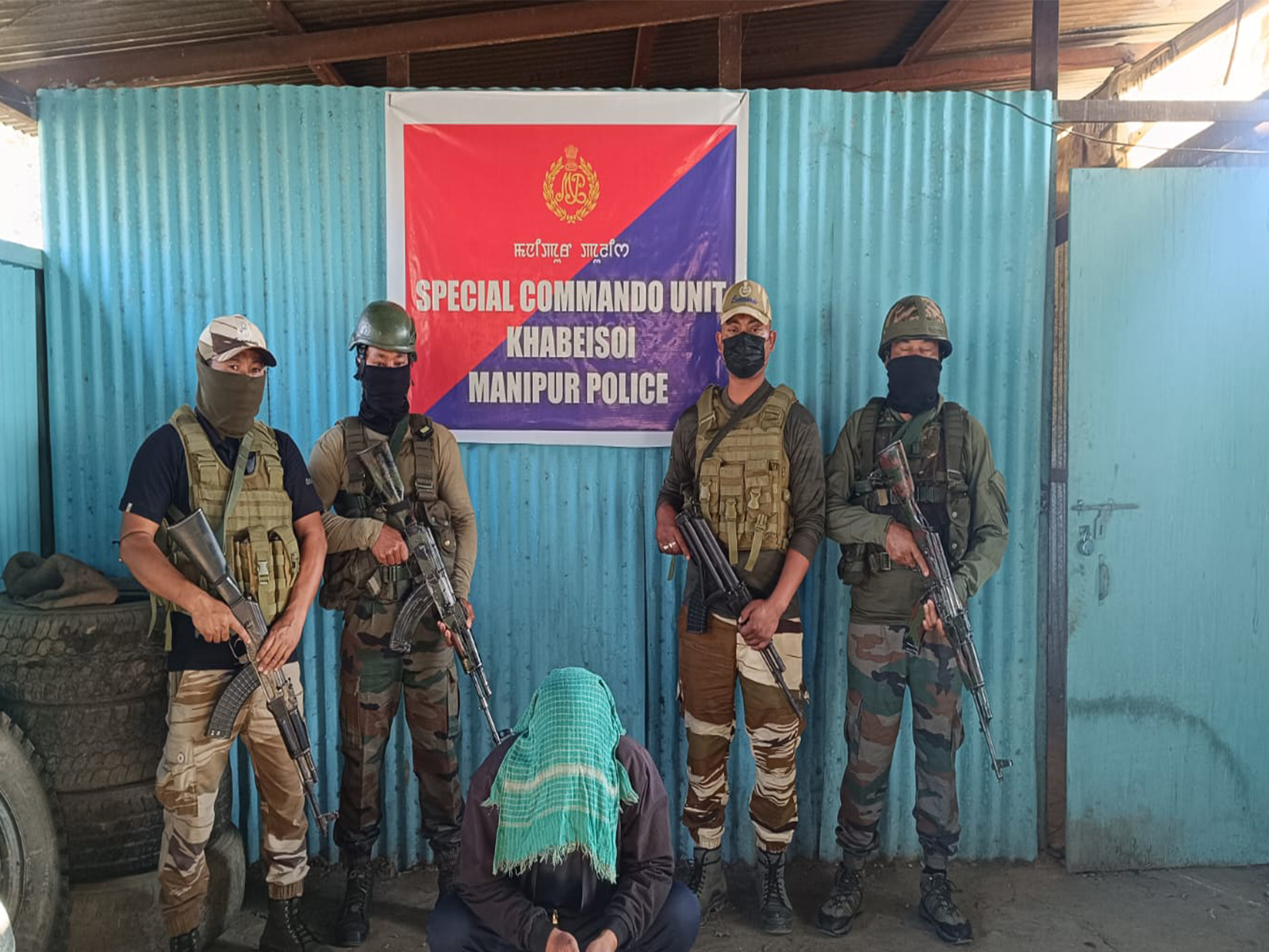 Manipur Security Forces Arrest PLA Lieutenant (Photo: @manipur_police/X)
