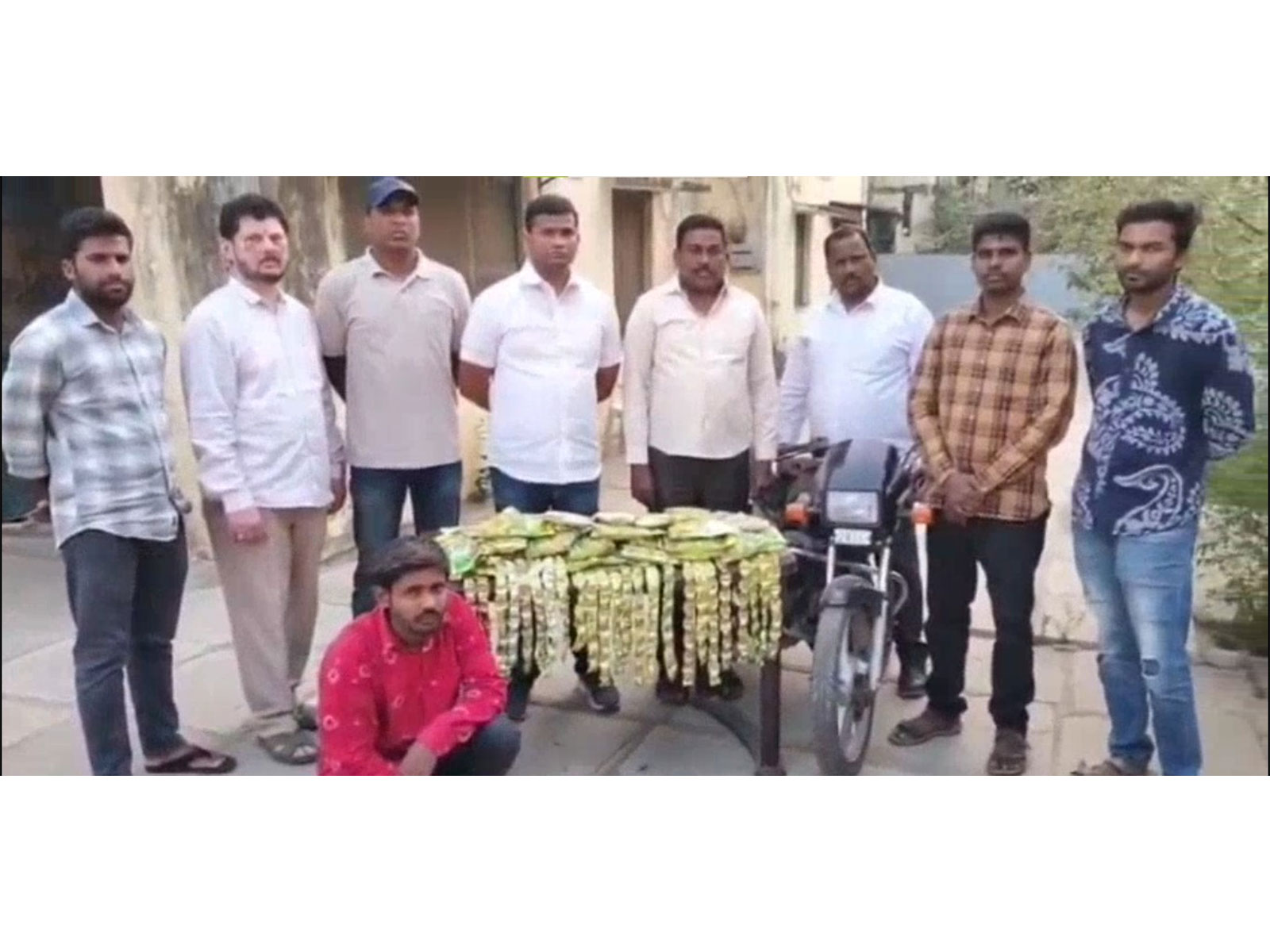 Police arrested one man for selling ganja in Hyderabad (Photo/Excise Police)