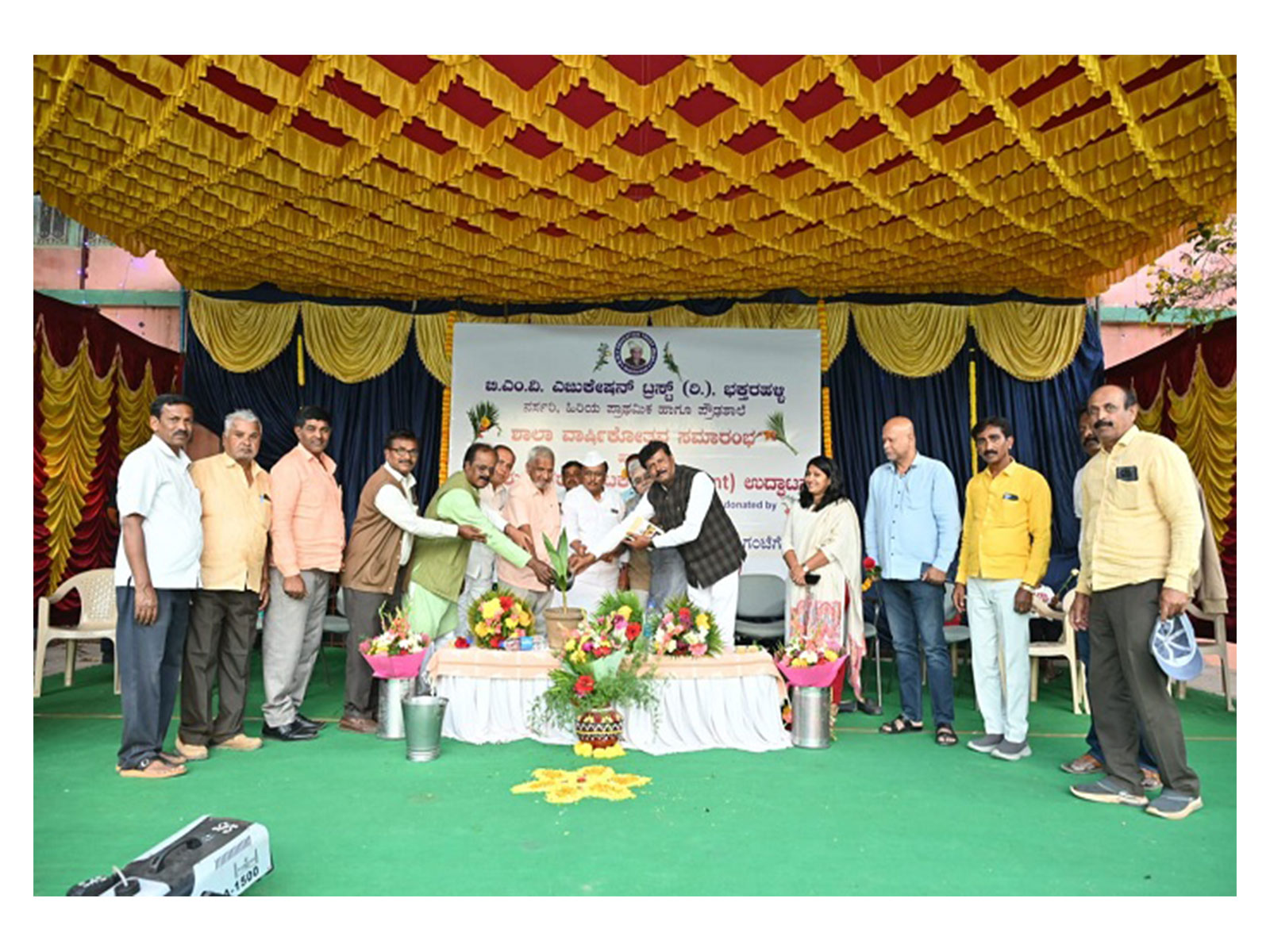 Inauguration of 1000-litre RO drinking water facility at BMV educational trust, Under the Corporate social responsibility (CSR) initiative of FIMER Inauguration of 1000-litre RO drinking water facility at BMV educational trust, Under the Corporate social responsibility (CSR) initiative of FIMER