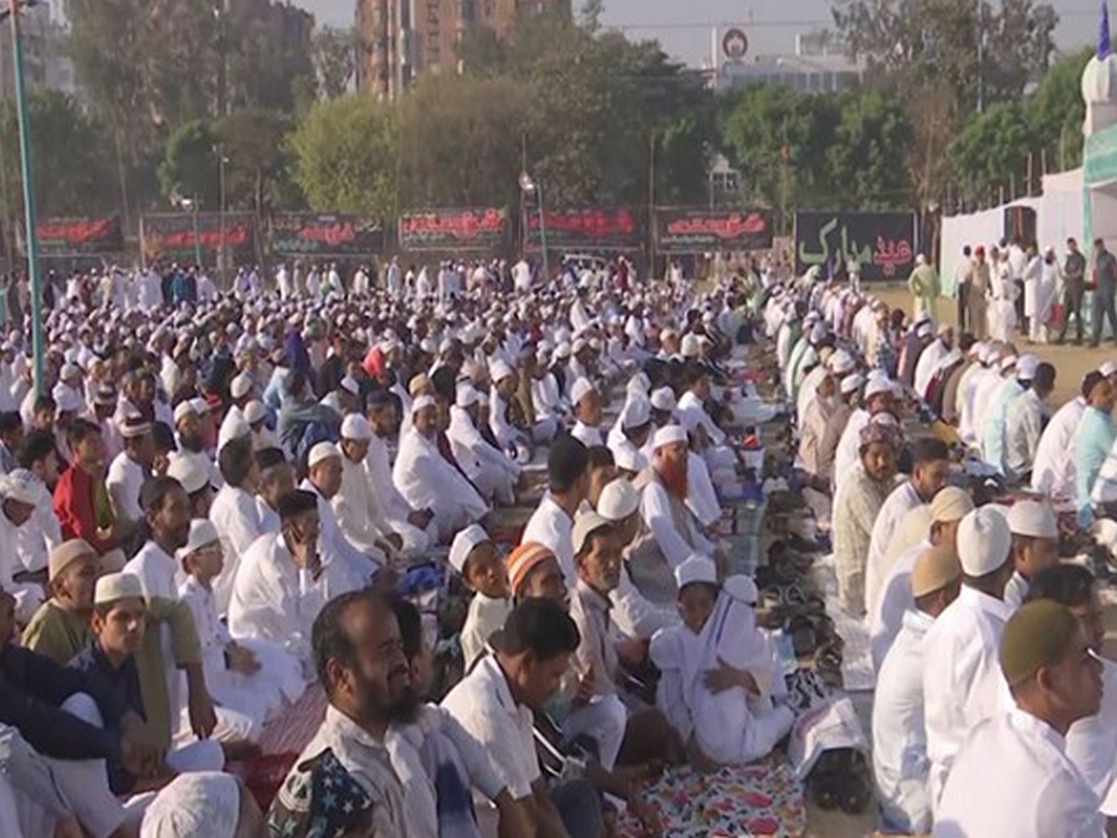 Morning prayers (Photo/ANI)
