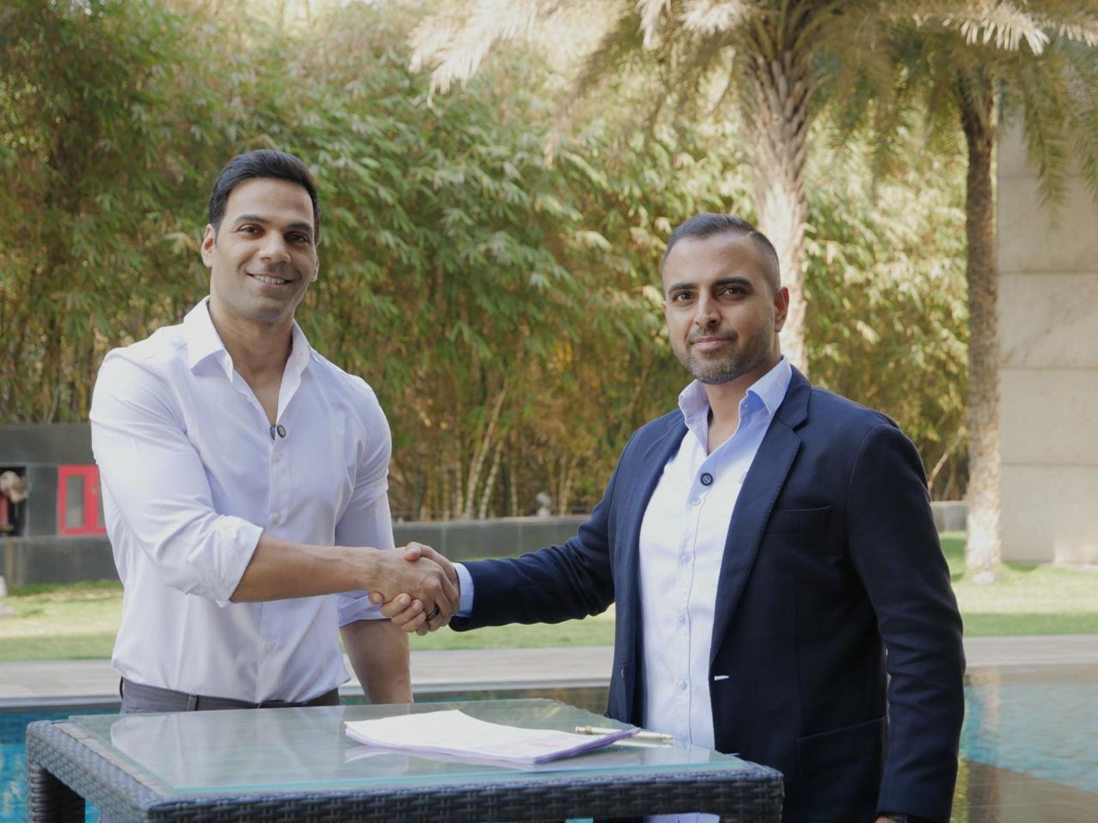 Jitendra Chouksey, Founder & CEO of Fittr with Pavit Singh, Managing Director, Ileseum Clubs