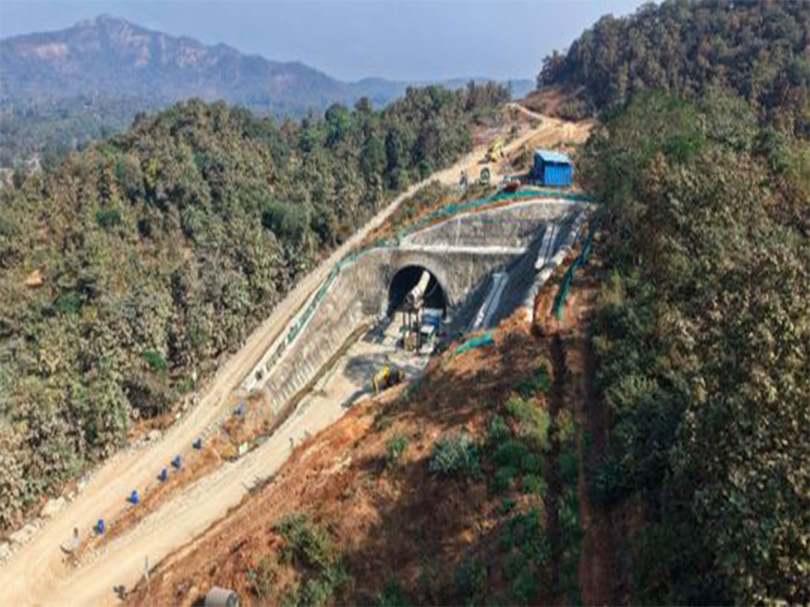 Second Mountain Tunnel in Palghar district of Maharashtra (Photo/ANI)