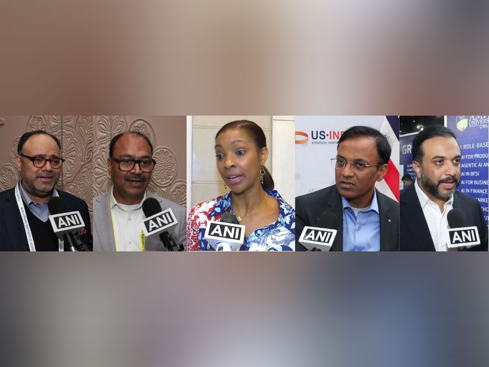 Harjiv Singh; Sharad Agrawal; Vanessa Smith; Parthasarthy Ranganathan; Ajit Chuahan (Photo/ANI)