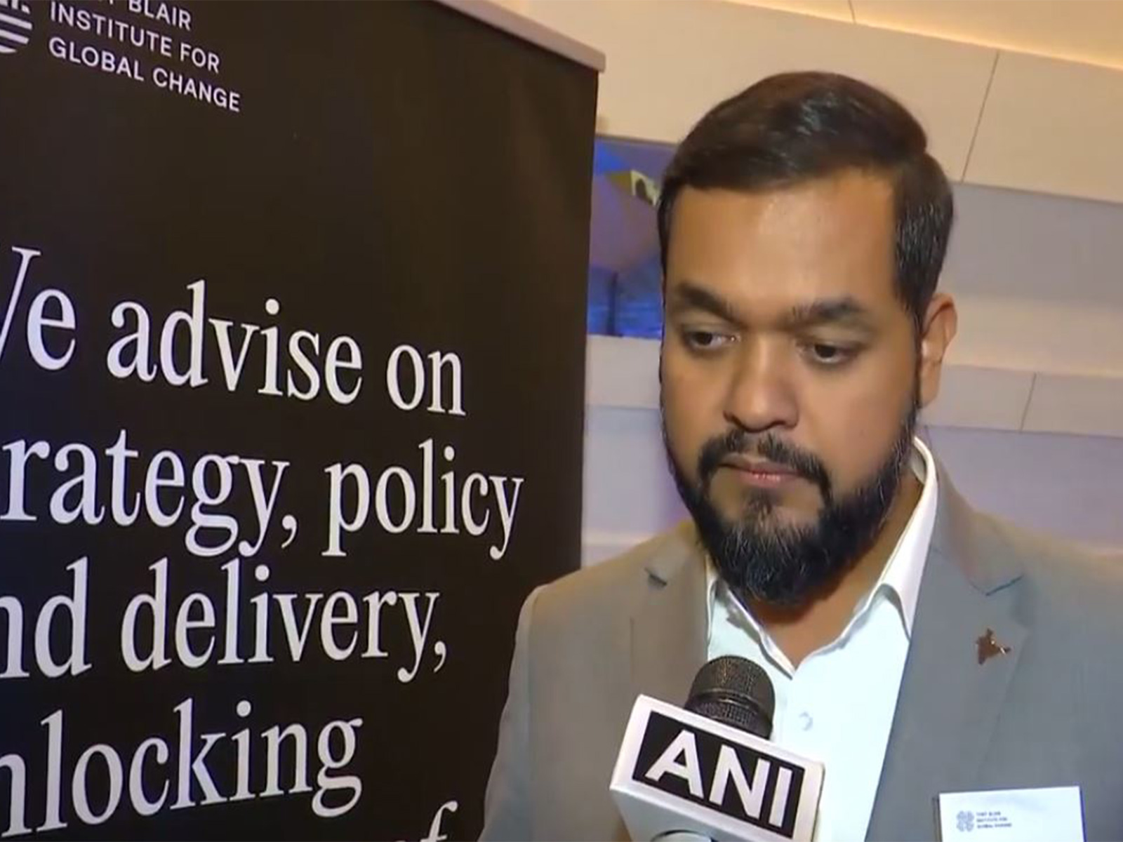 Country Director India at the Tony Blair Institute Vivek Agarwal (Photo/ANI)