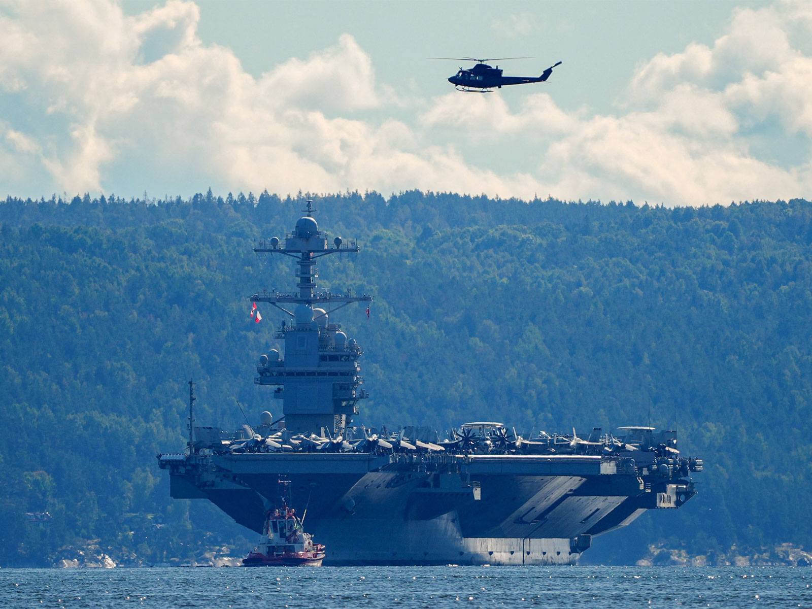 A file picture of USS Gerald Ford (Photo/Reuters)