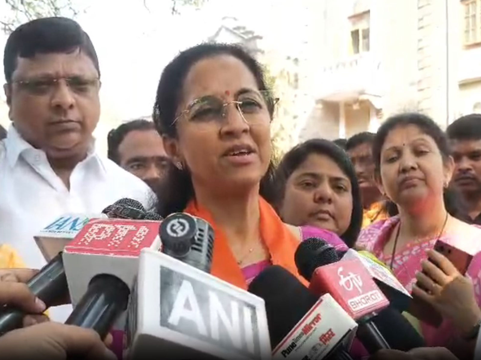 NCP (SP) leader Supriya Sule (Photo/ANI)