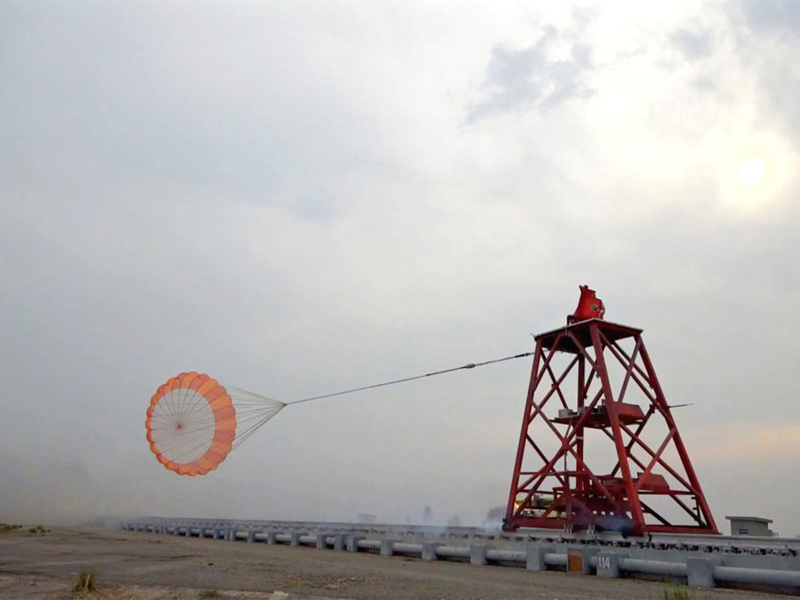 DRDO conducts successful qualification test for Gaganyaan Drogue Parachute. (Photo/PIB)