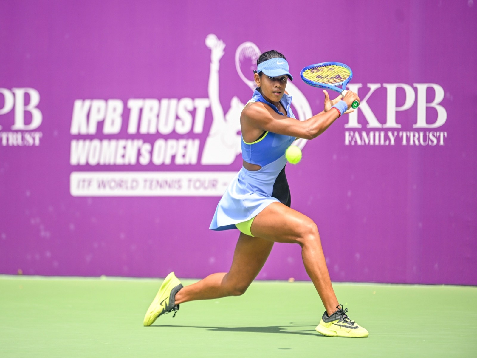 Maaya Rajeshwaran Revathi. (Photo/KPB Trust ITF Women’s Open W100 Bengaluru) Maaya Rajeshwaran Revathi. (Photo/KPB Trust ITF Women’s Open W100 Bengaluru)