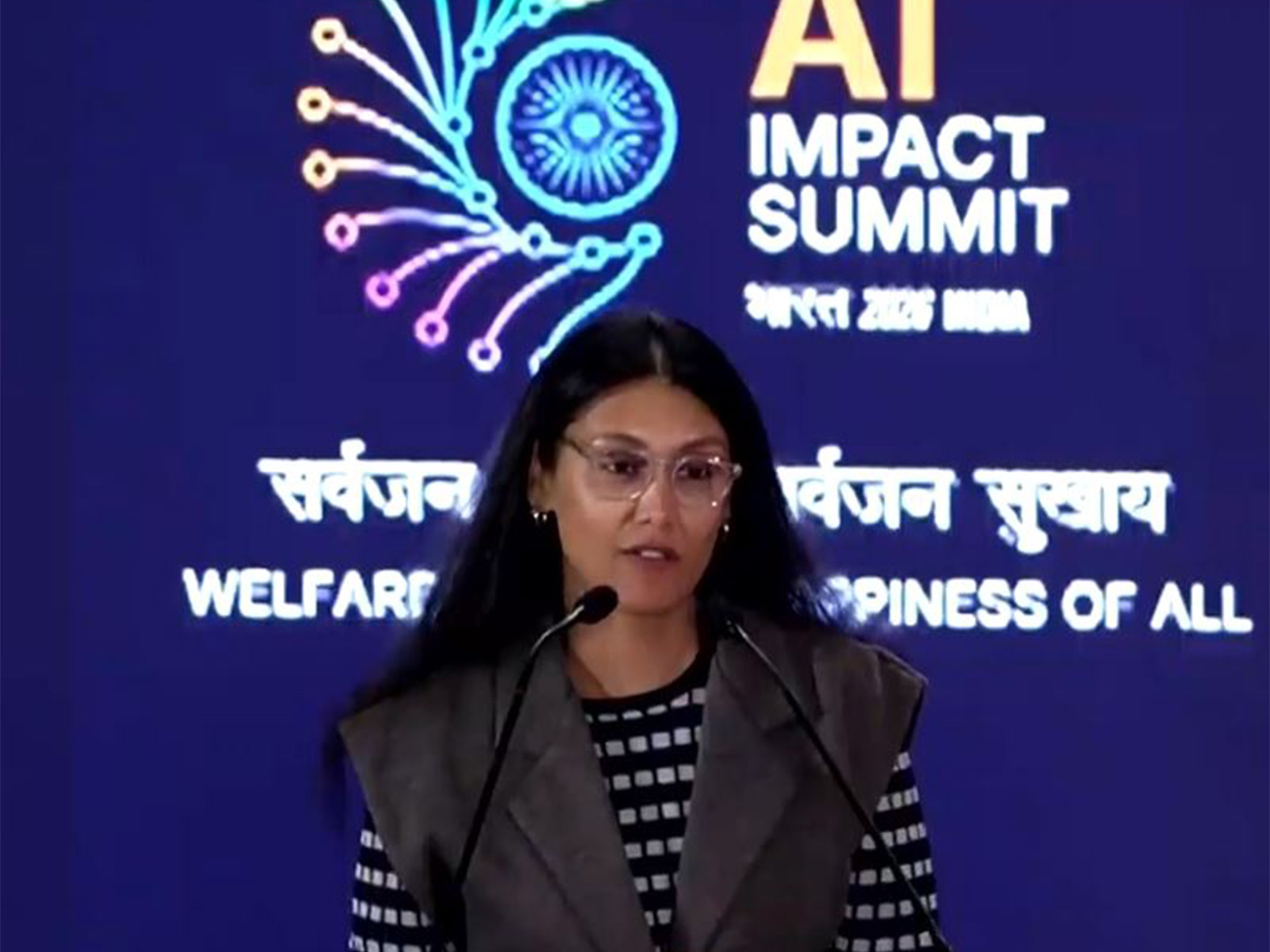 Chairperson of HCL Technologies Roshni Nadar Malhotra. (Photo: ANI)