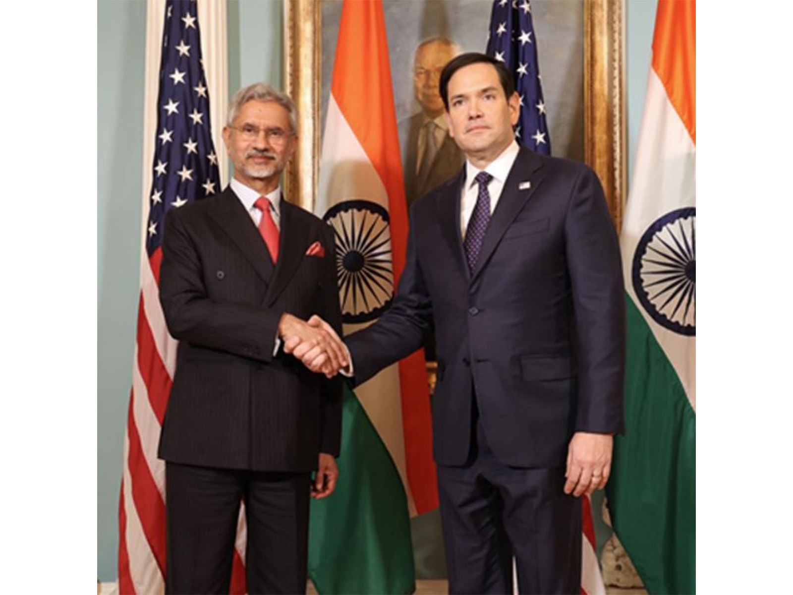 EAM Jaishankar with US Secretary of State Marco Rubio (Photo/ANI)