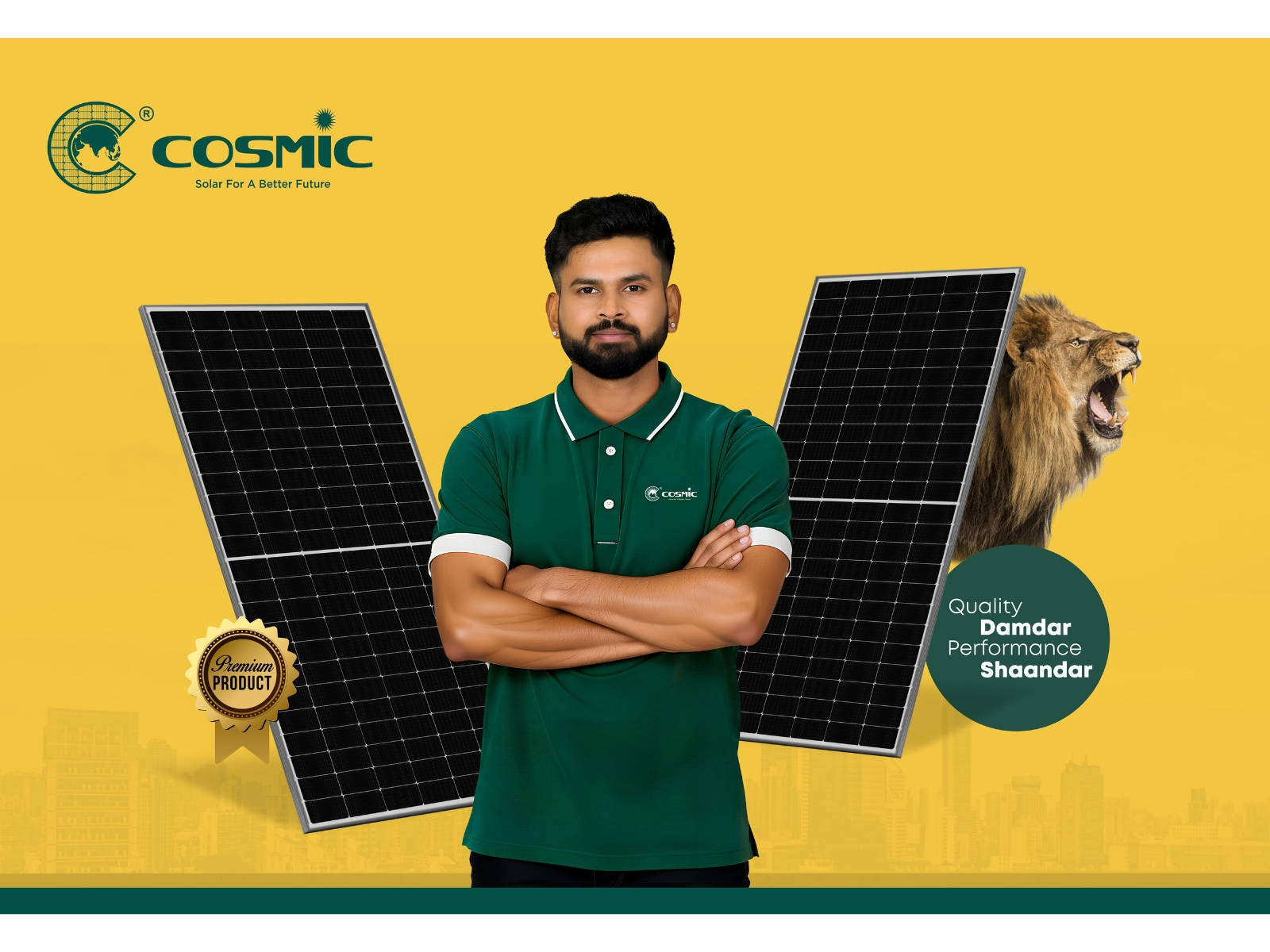 Cosmic PV Power Ltd. Ropes in Shreyas Iyer as Global Brand Face