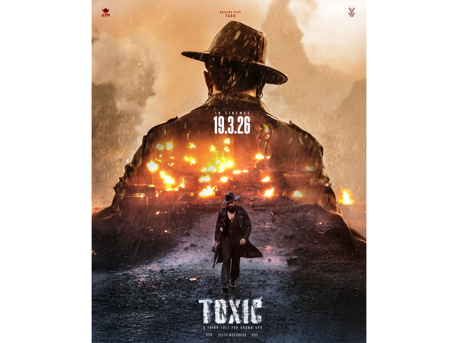 Toxic poster (Photo/Instagram@kvn.productions) Toxic poster (Photo/Instagram@kvn.productions)