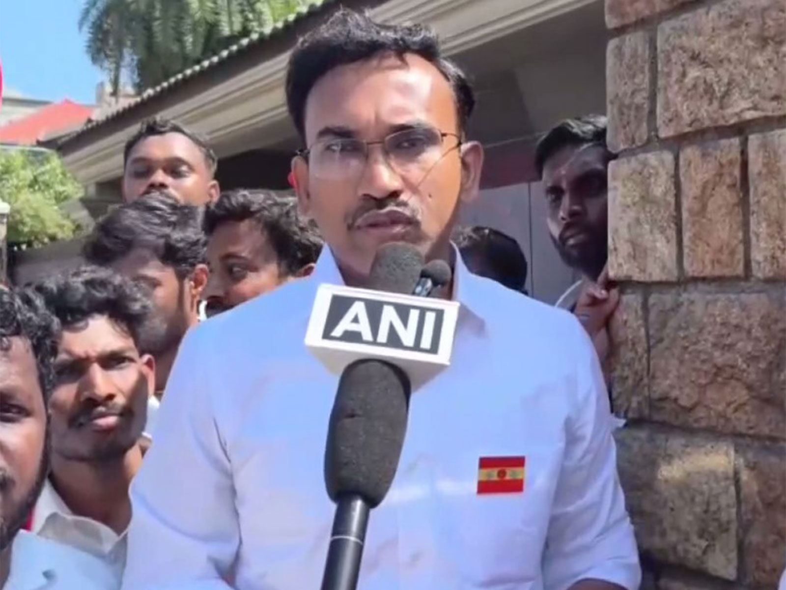 TVK leader Arun Raj (Photo: ANI)