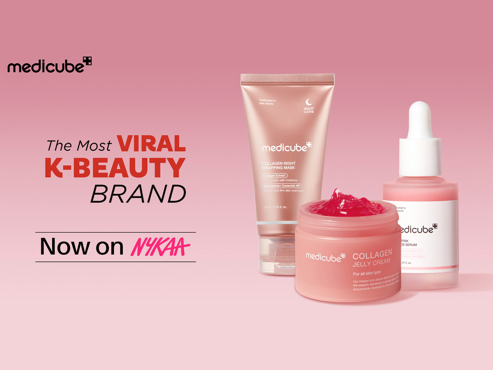 medicube now availble on Nykaa medicube now availble on Nykaa