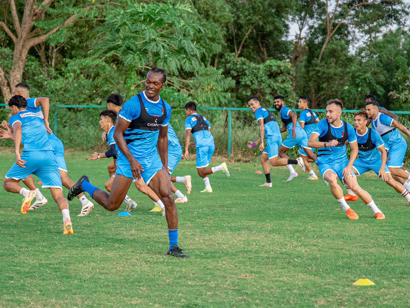 Punjab FC players training (Photo: Punjab FC)