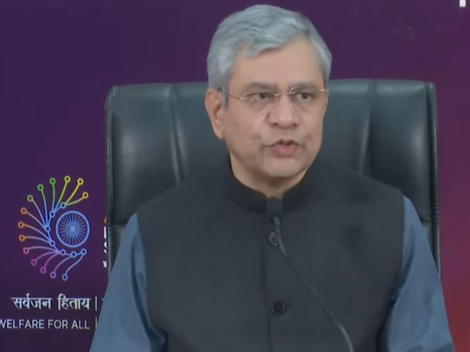 Union Information and Broadcasting Minister Ashwini Vaishnaw (Photo/YoutubeImpactAI)