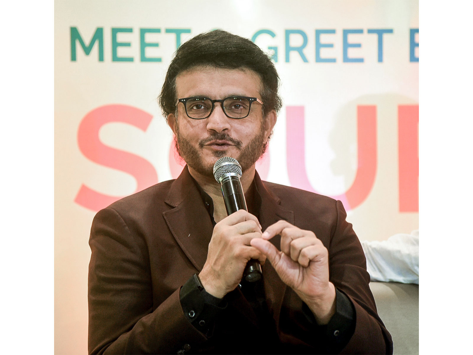 
    CAB president Sourav Ganguly meets Maj Gen DK Singh
    