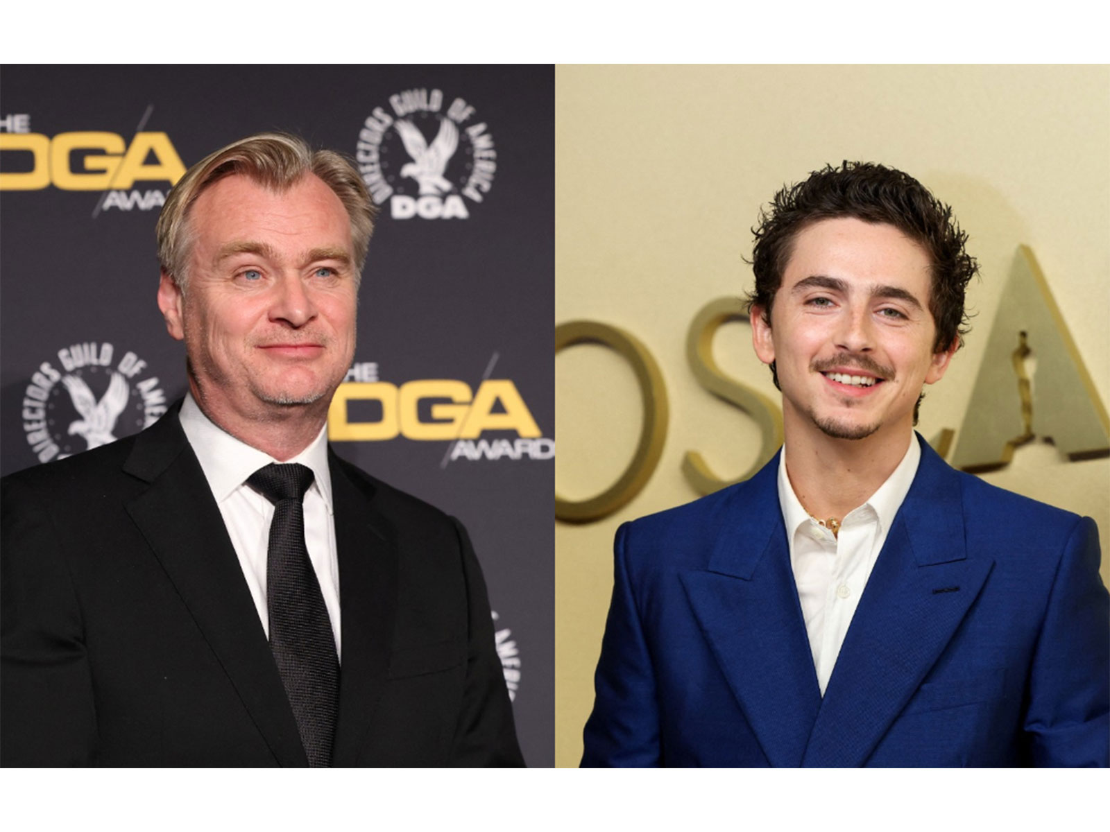 Christopher Nolan, Timothée Chalamet (Photo/Reuters)
