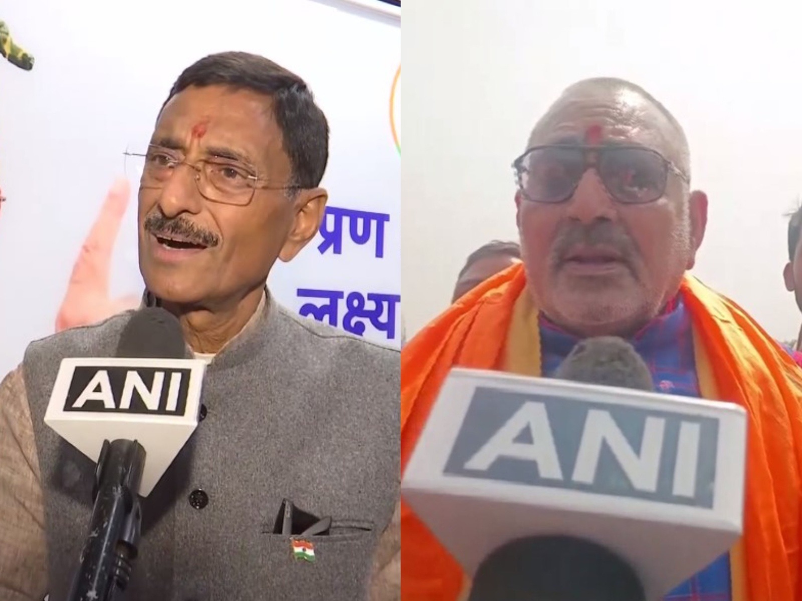 Union MoS Defence Sanjay Seth (left) and Union Minister Giriraj Singh (right) (Photo/ANI) Union MoS Defence Sanjay Seth (left) and Union Minister Giriraj Singh (right) (Photo/ANI)