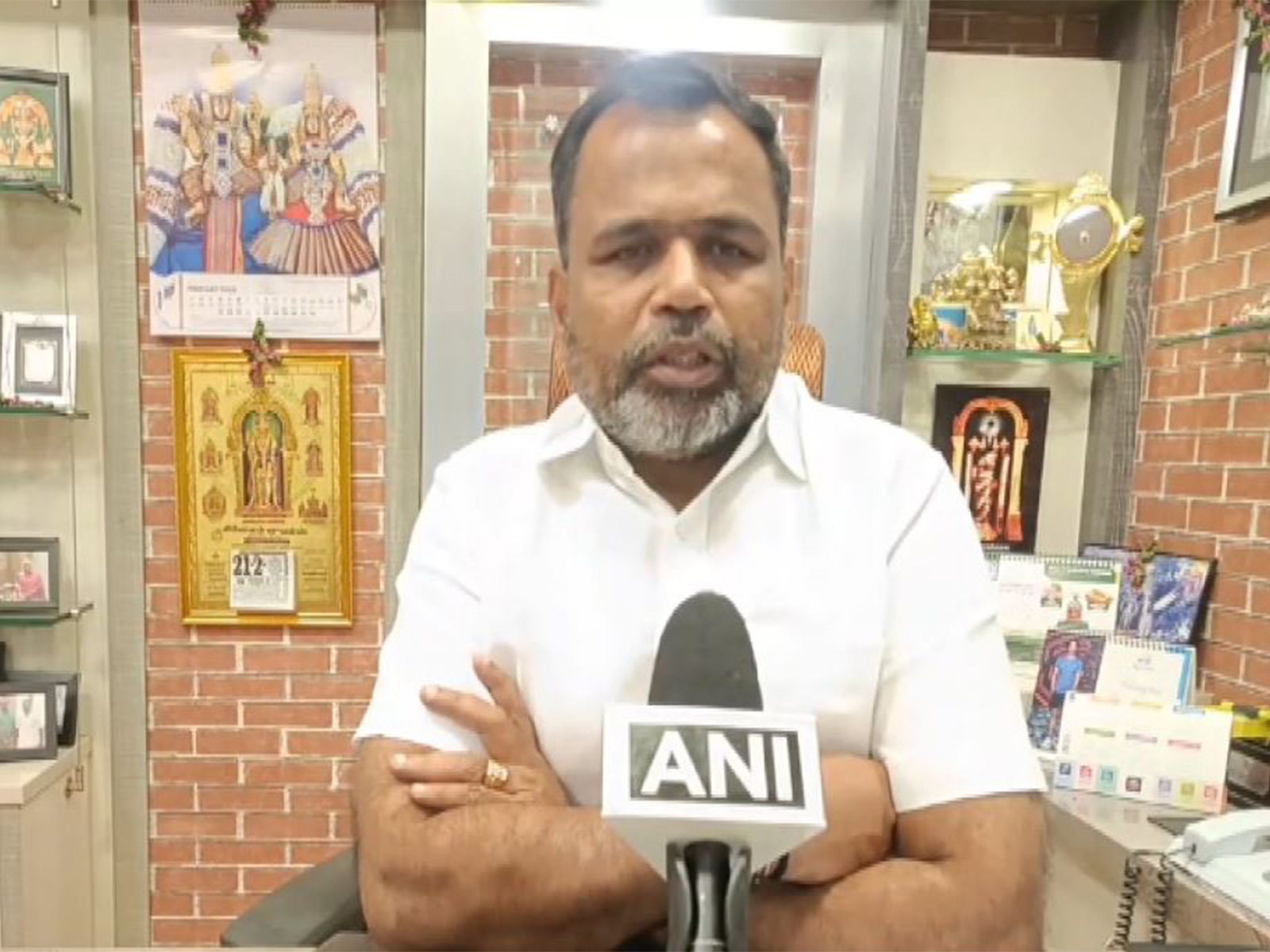 KM Subramanian, President of the Tiruppur Exporters' Association (Photo/ANI)