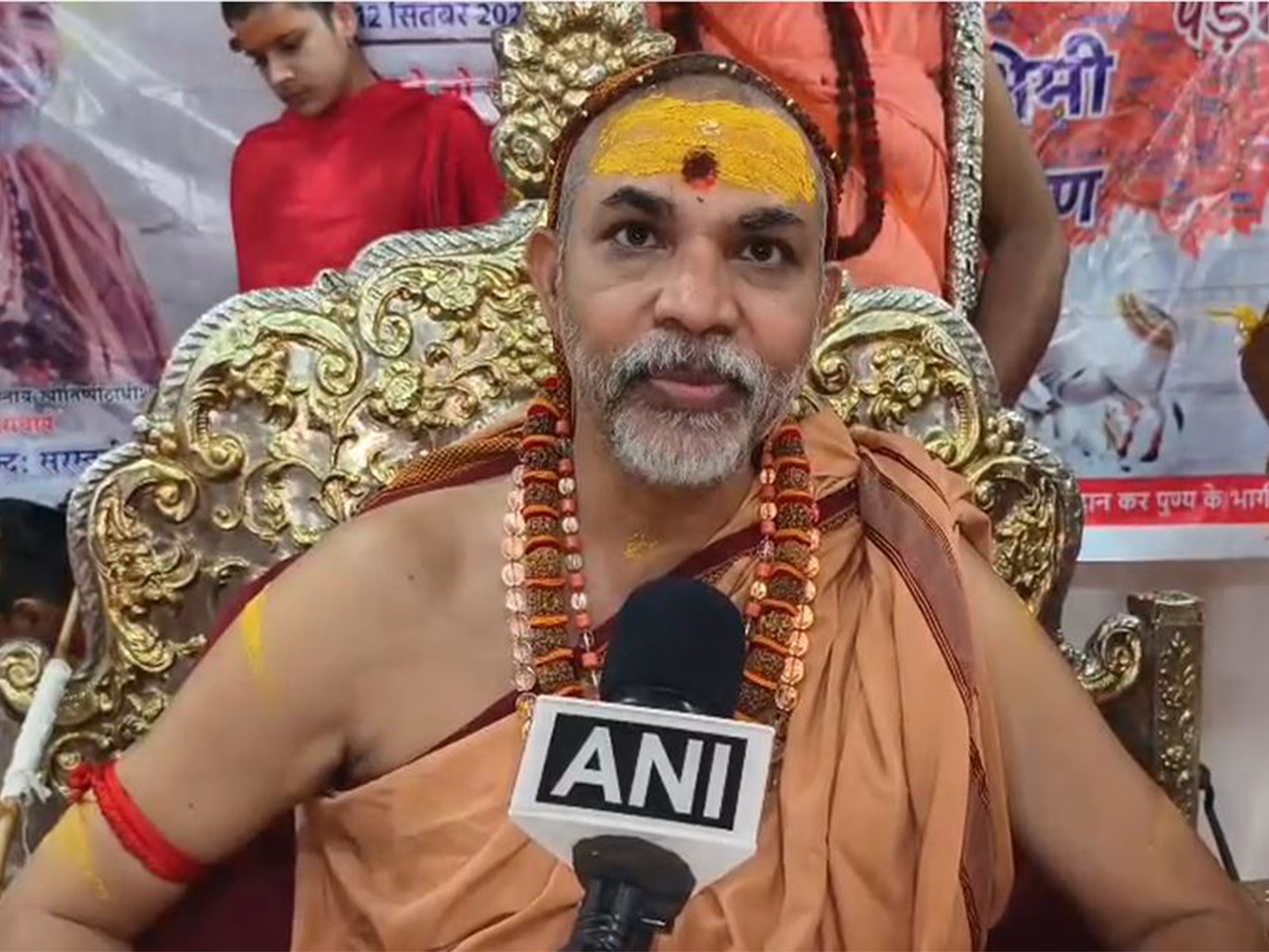 Swami Avimukteshwaranand Saraswati Maharaj (File Photo/ANI)