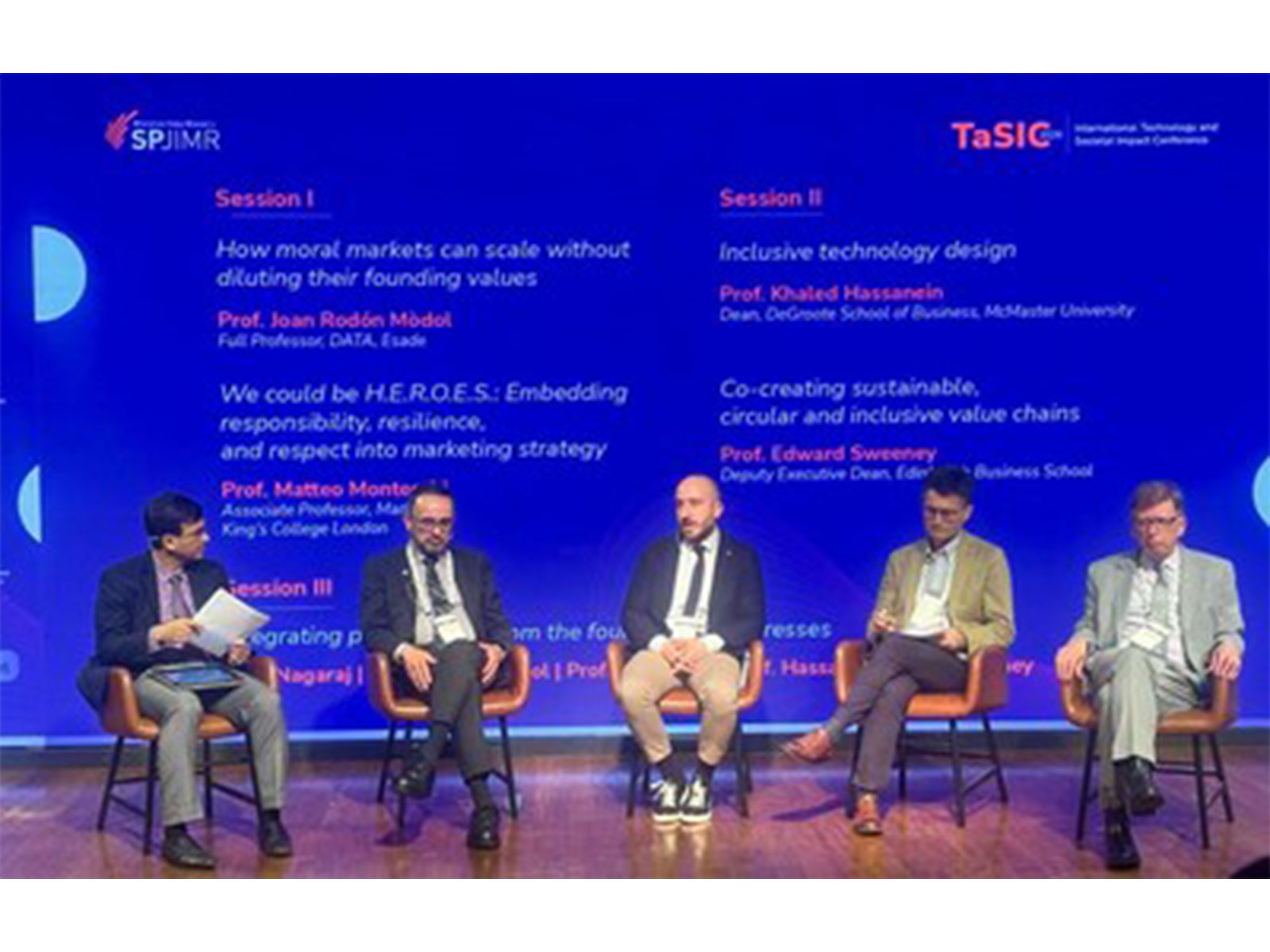 Dean Varun Nagaraj and keynote speakers shaping conversations at TaSIC 2026.