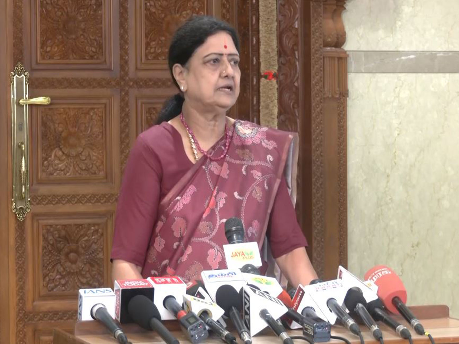 Expelled AIADMK leader VK Sasikala (Photo/ANI)