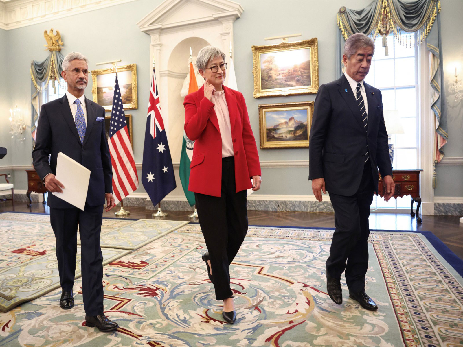 Quad Meeting Underway (Photo/Reuters)