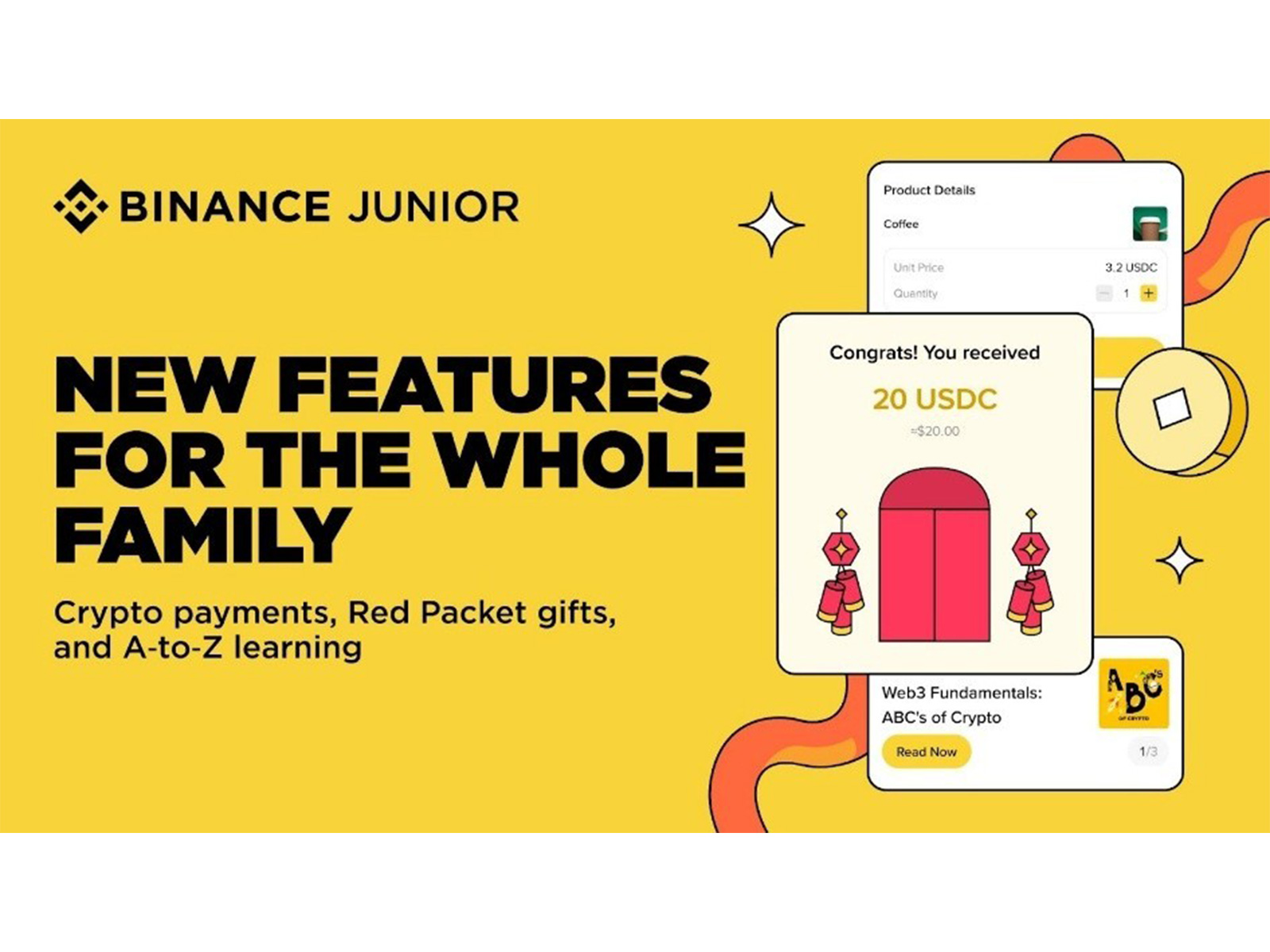 Binance Enhances ‘Binance Junior’ with New Features to Boost Family Crypto Savings and Learning