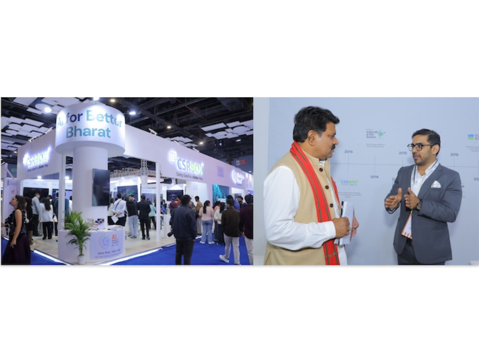 National Leadership and Changemakers Converge at CSRBOX’s AI for Better Bharat® Pavilion