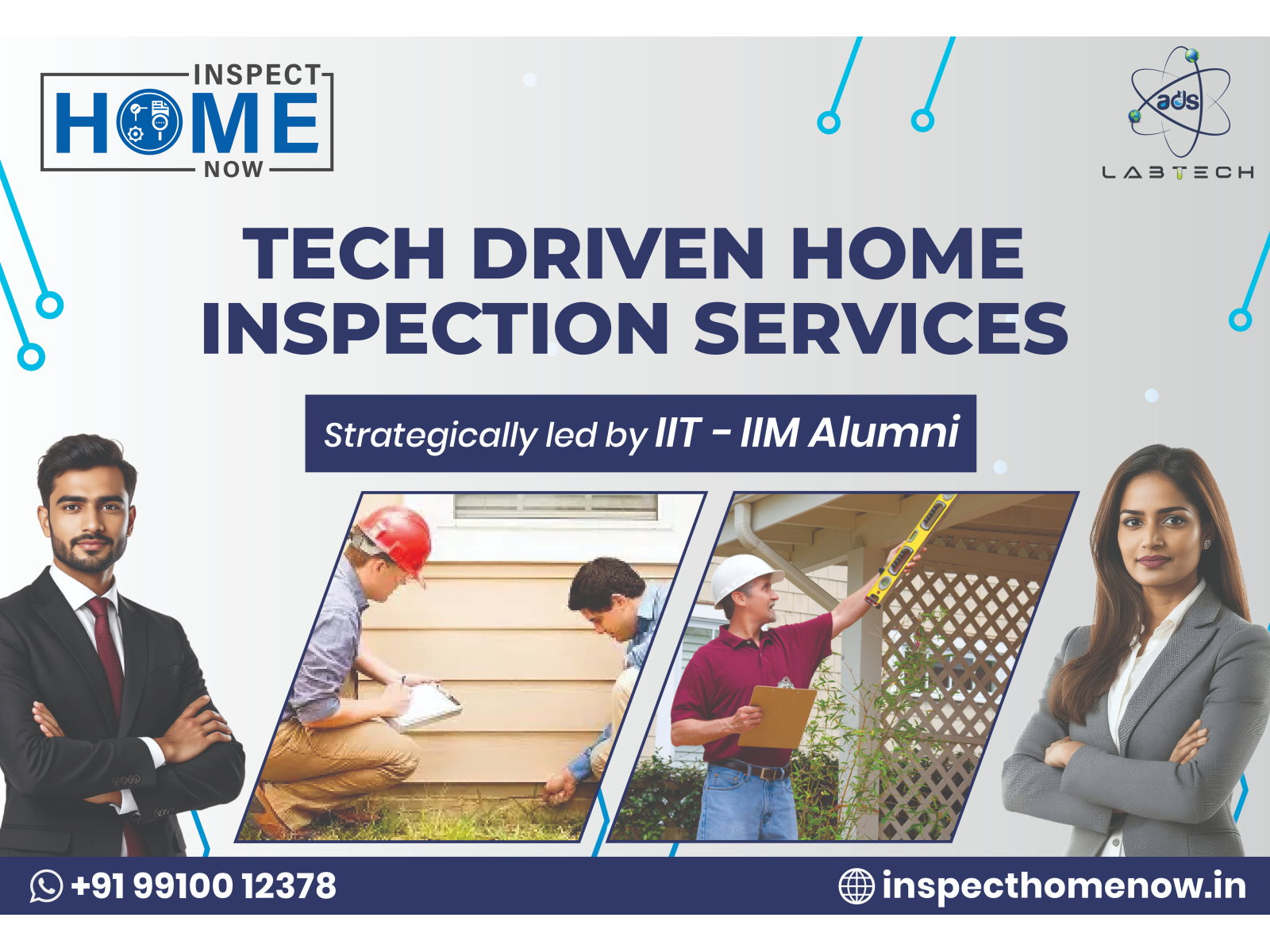 InspectHomeNow.in launches tech-driven home inspection services in Delhi NCR, led by IIT–IIM alumni