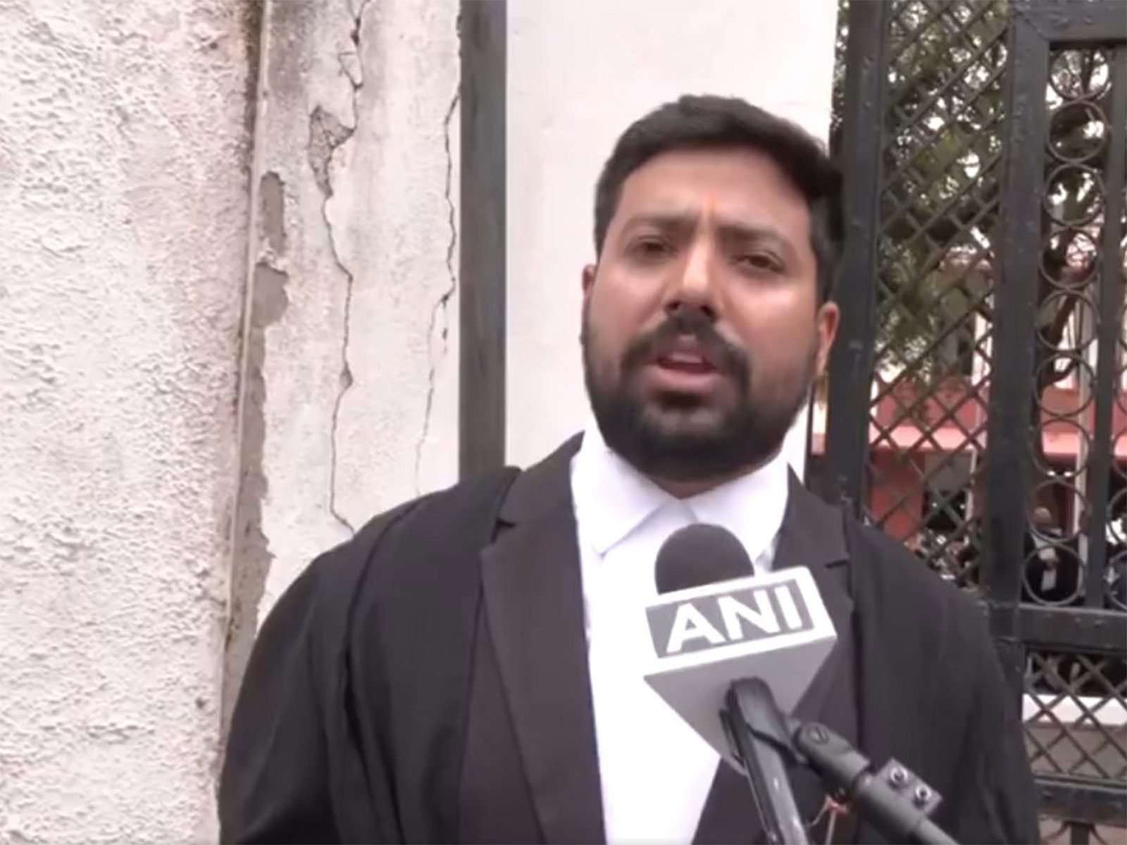 Representing the Bhoj Utsav Samiti, Advocate Shirish Dubey (Photo/ANI)