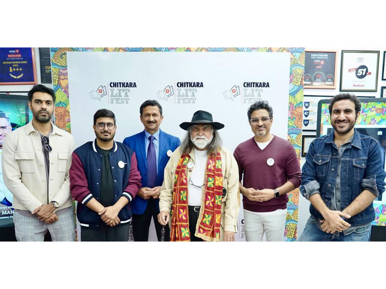 Prahlad Kakkar and Sanjay Manjrekar, among other distinguished voices, captivated audiences at the 4th edition of Chitkara Lit Fest