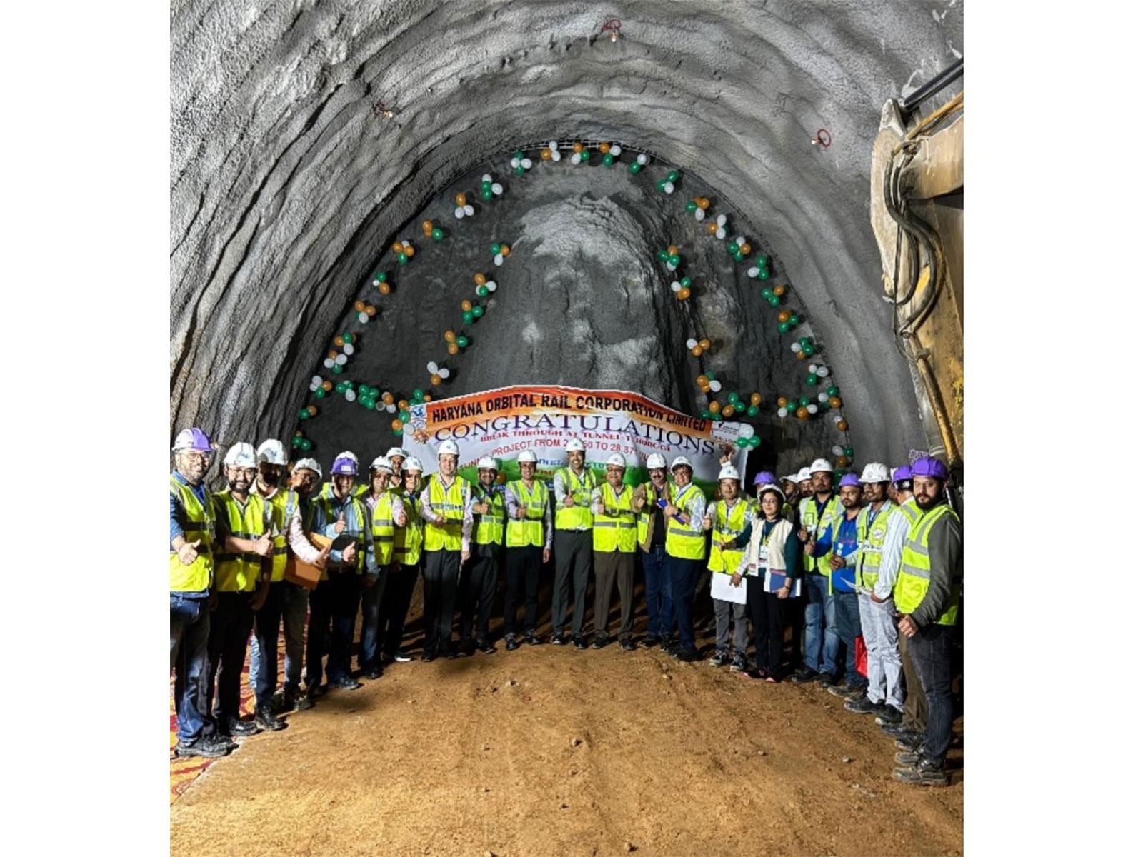 Breaking Ground, Breaking Through: HORC Project Achieves First Tunnel Breakthrough, Bringing Haryana's 126 km Orbital Rail Corridor Closer to Reality