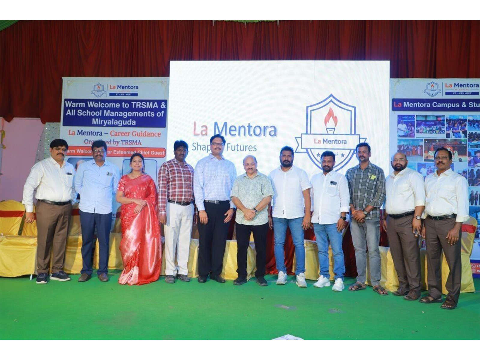 La Mentora Empowers Over 1,200 Class 10 Students Through Motivational, Career Counselling and Road Safety Awareness Program in Miryalaguda