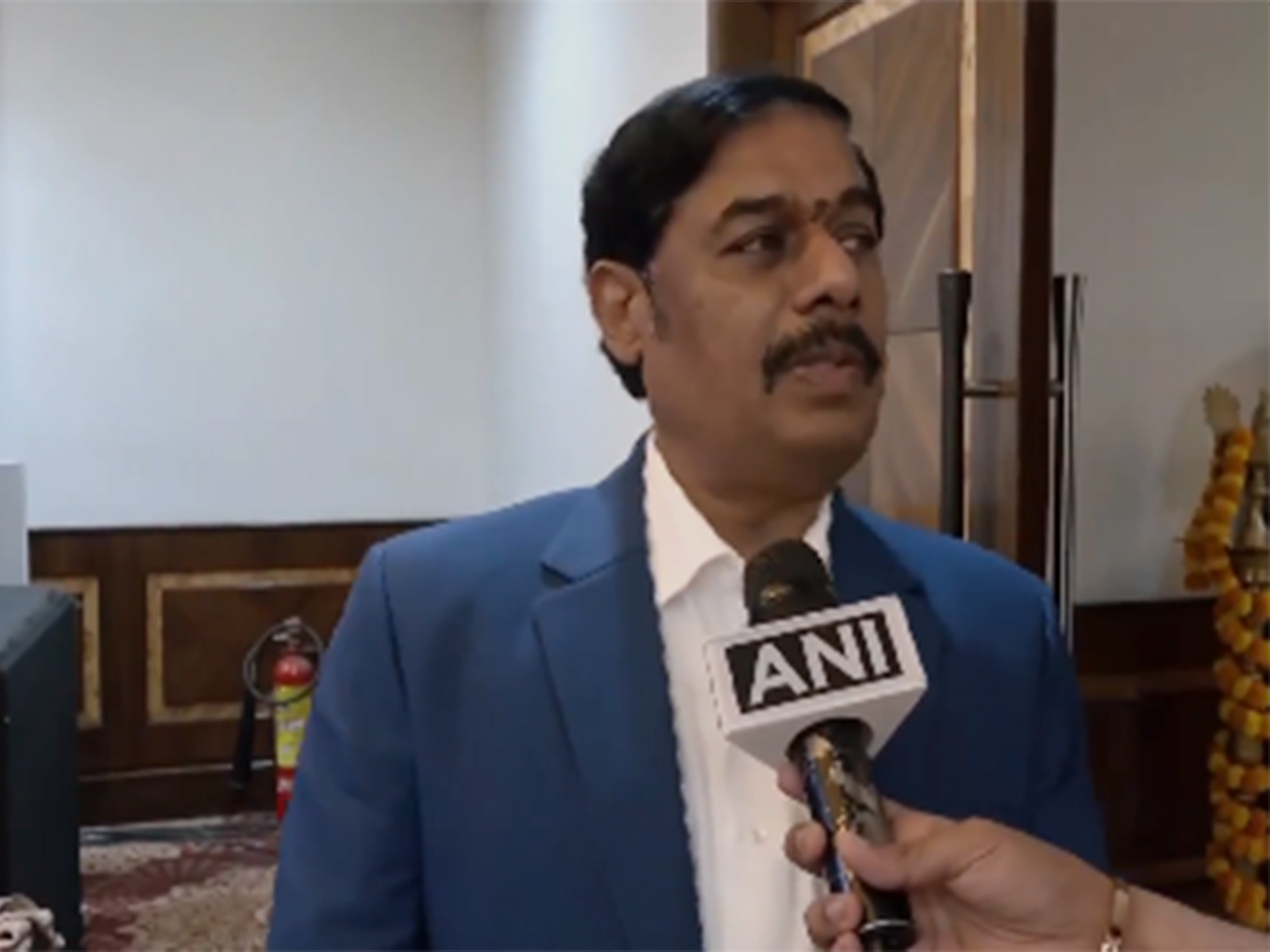 National President of IJK Party and Chairman of SRM Groups, Ravi Pachamuthu (photo/ANI)