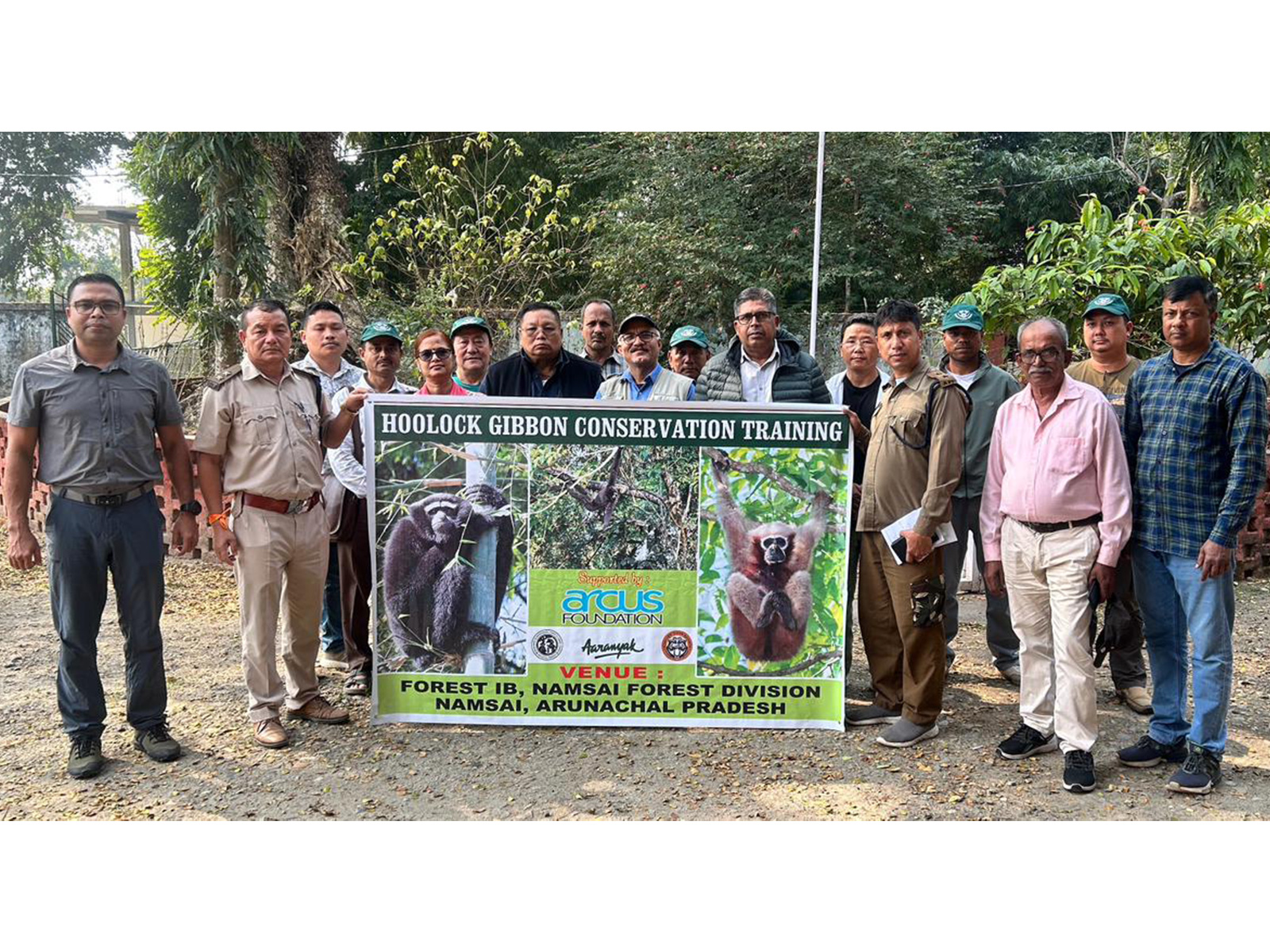 Forest staff trained to protect India’s only ape in Namsai (Photo: ANI)