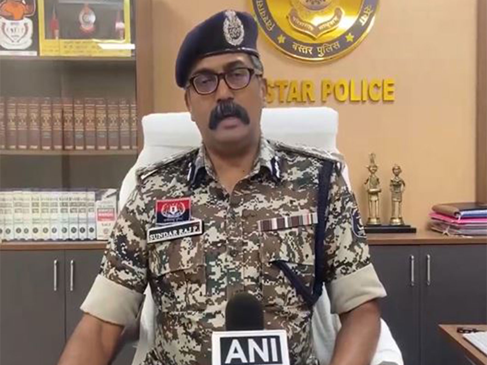 IG Bastar P Sundarraj (Photo/ANI)