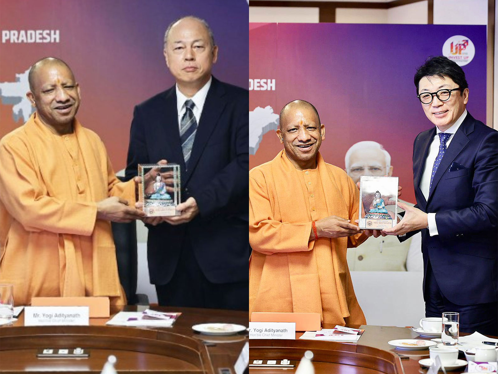 Uttar Pradesh Chief Minister Yogi Adityanath during his visit to Japan.(Photo/x/@@myogiadityanath) Uttar Pradesh Chief Minister Yogi Adityanath during his visit to Japan.(Photo/x/@@myogiadityanath)