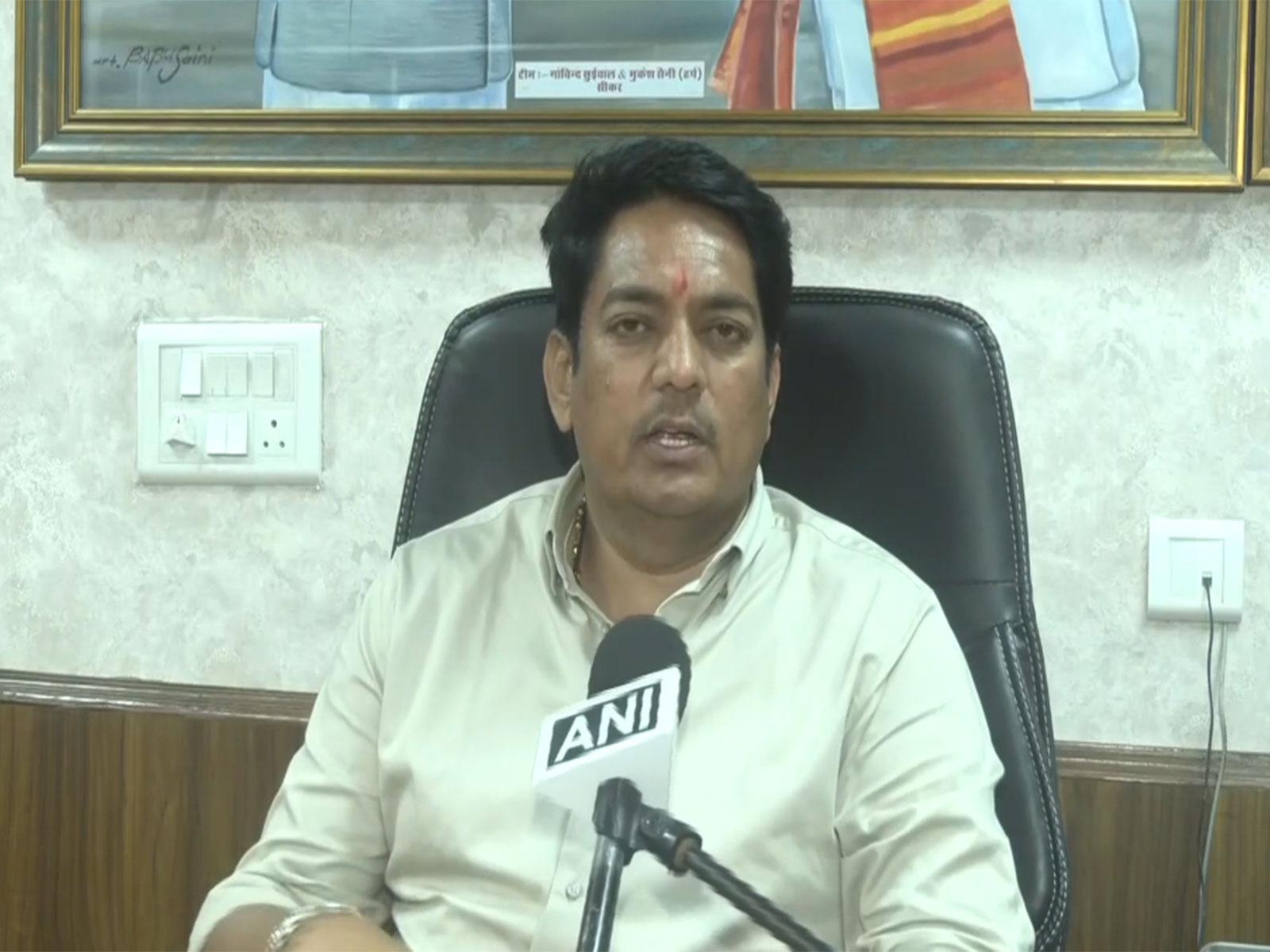 Minister of Social Justice and Empowerment of Rajasthan, Avinash Gehlot (photo/ANI)