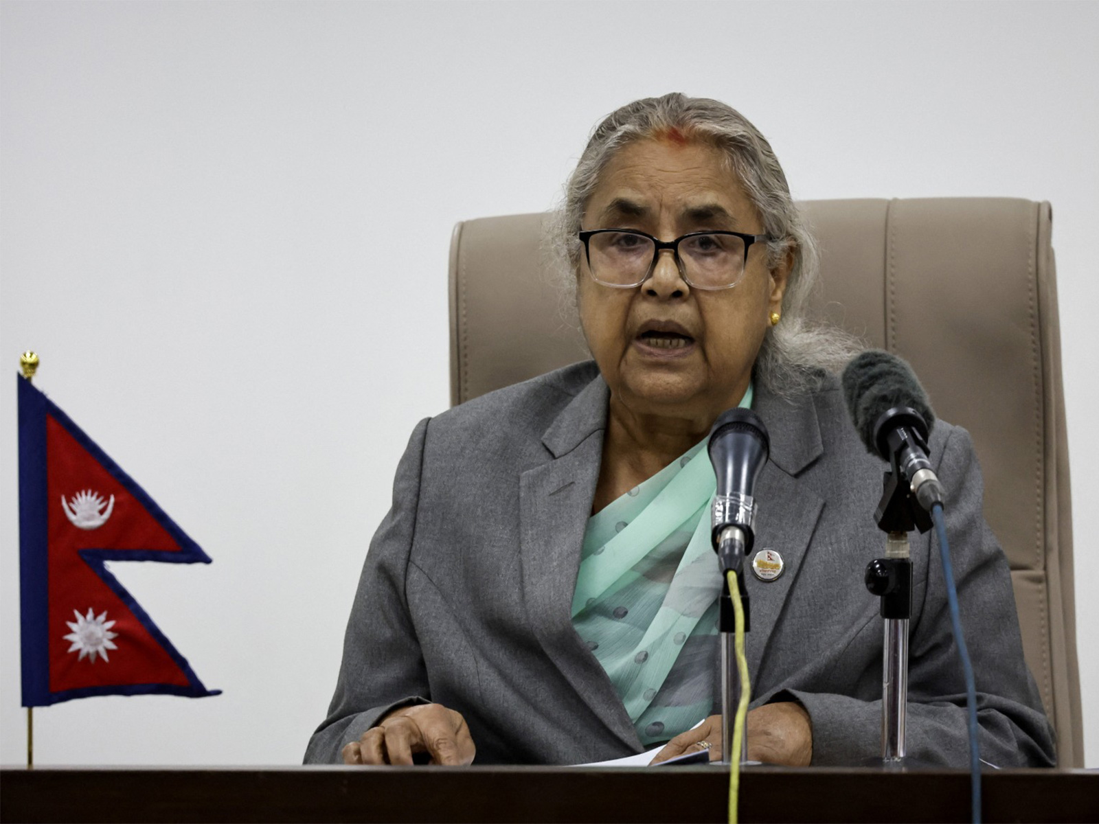Nepal’s Interim Prime Minister Sushila Karki (Photo/Reuters)